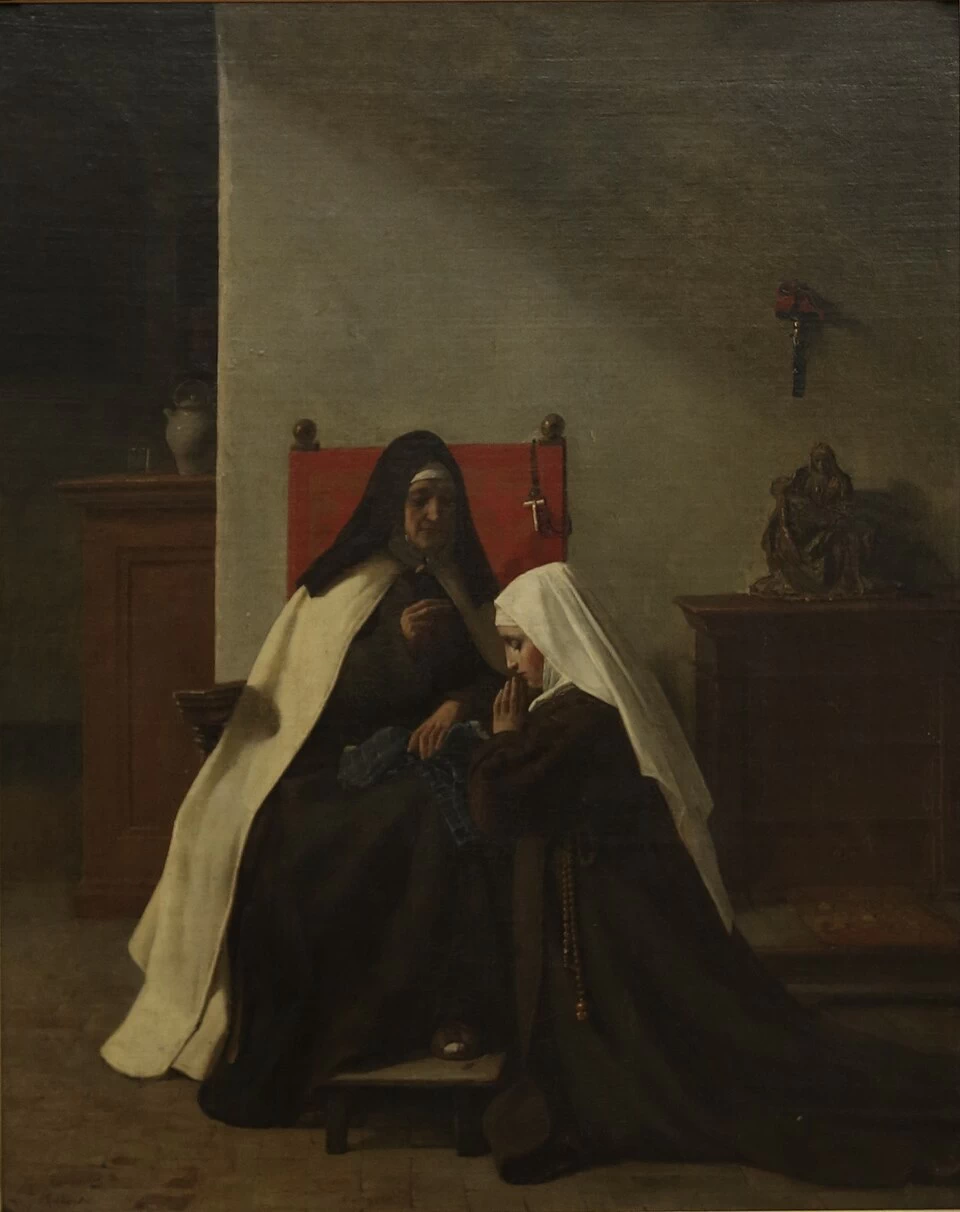La benedizione della badessa